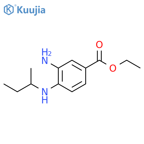 Ethyl 3-amino-4-(sec-butylamino)benzoate structure