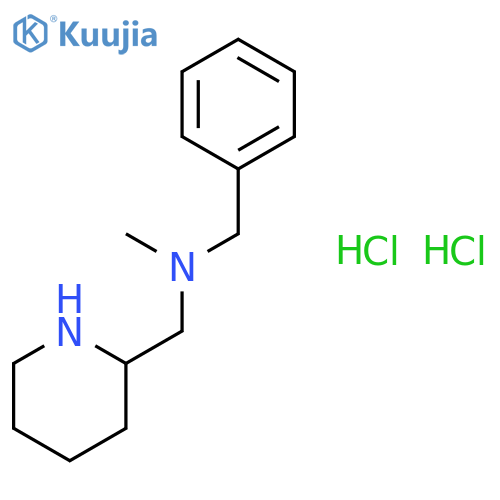 N-Methyl(phenyl)-N-(2-piperidinylmethyl)-methanamine dihydrochloride structure