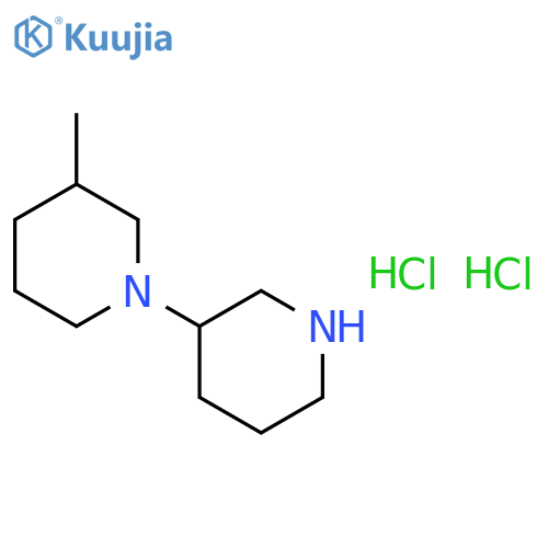 3-(3-Methyl-1-piperidinyl)piperidine dihydrochloride structure