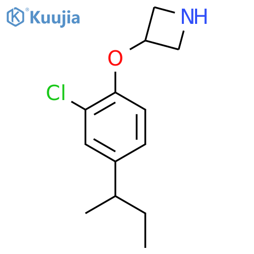 3-4-(sec-Butyl)-2-chlorophenoxyazetidine structure
