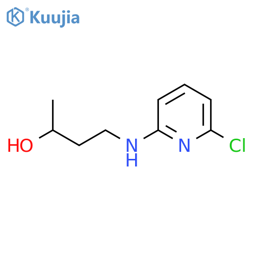 4-[(6-Chloro-2-pyridinyl)amino]-2-butanol structure