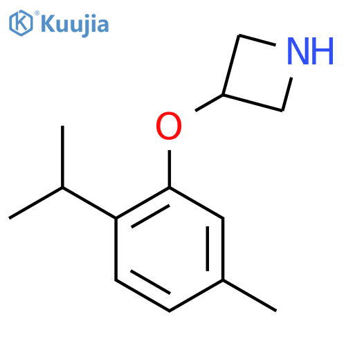 3-(2-Isopropyl-5-methylphenoxy)azetidine structure
