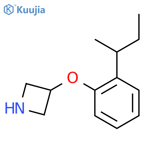 3-[2-(Sec-butyl)phenoxy]azetidine structure