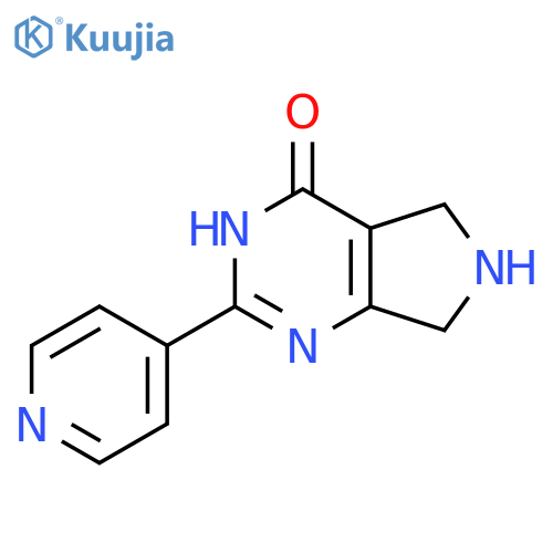2-(4-Pyridinyl)-6,7-dihydro-5H-pyrrolo3,4-d-pyrimidin-4-ol structure