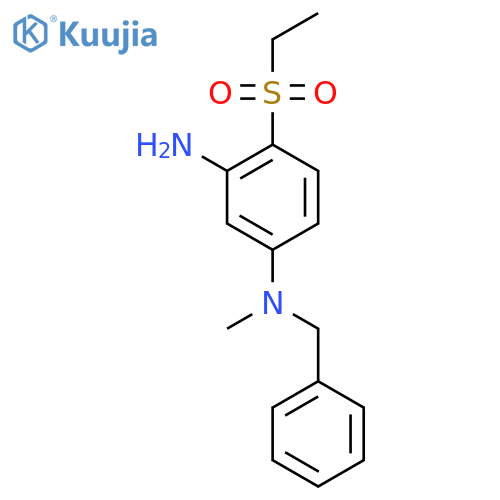 N1-Benzyl-4-(ethylsulfonyl)-N1-methyl-1,3-benzenediamine structure