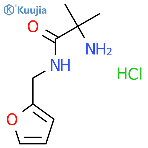 2-Amino-N-(2-furylmethyl)-2-methylpropanamidehydrochloride structure