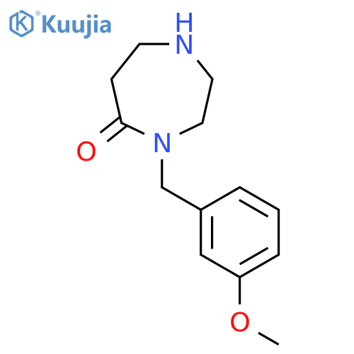 4-(3-Methoxybenzyl)-1,4-diazepan-5-one structure