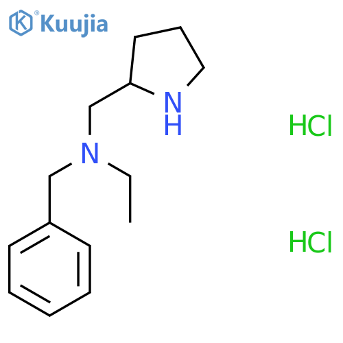 N-Benzyl-N-(2-pyrrolidinylmethyl)-1-ethanaminedihydrochloride structure