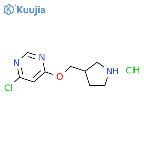 4-Chloro-6-(3-pyrrolidinylmethoxy)pyrimidine Hydrochloride structure