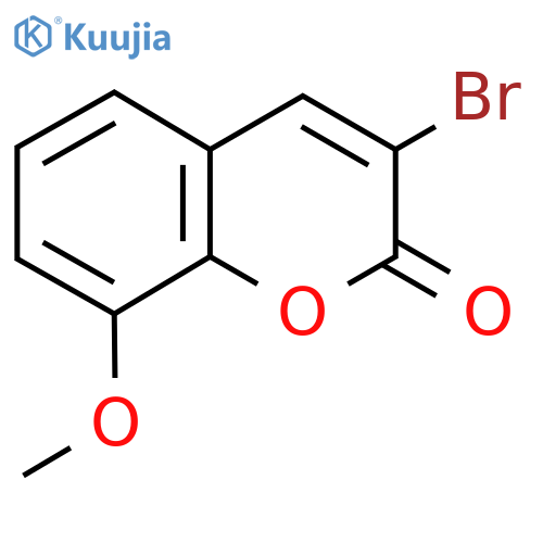 3-Bromo-8-methoxy-2H-chromen-2-one structure