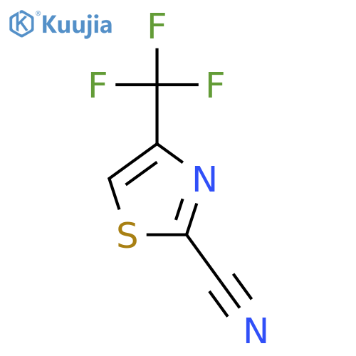 4-(trifluoromethyl)-2-Thiazolecarbonitrile structure