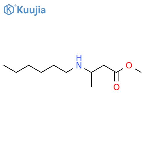 Methyl 3-(hexylamino)butanoate structure