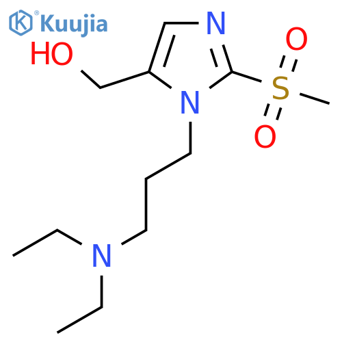 {1-[3-(Diethylamino)propyl]-2-methanesulfonyl-1H-imidazol-5-yl}methanol structure