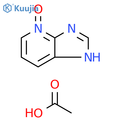 3H-imidazo[4,5-b]pyridin-4-ium-4-olate acetic acid structure