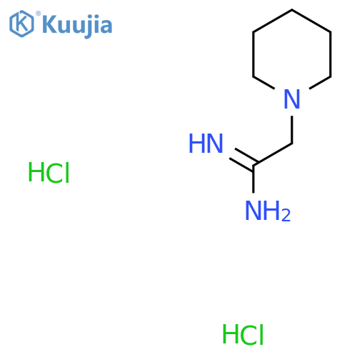 2-(Piperidin-1-yl)ethanimidamide dihydrochloride structure