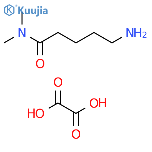 5-amino-N,N-dimethylpentanamide oxalic acid salt structure