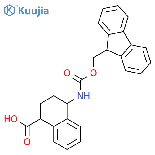 N-(9-Fluorenylmethoxycarbonyl)-1,2,3,4-tetrahydro-1-naphthylamine-4-carboxylic Acid structure