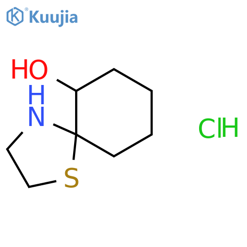 1-Thia-4-azaspiro4.5decan-6-ol hydrochloride structure