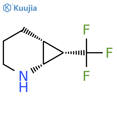(1R,6R,7S)-7-(trifluoromethyl)-2-azabicyclo4.1.0heptane structure