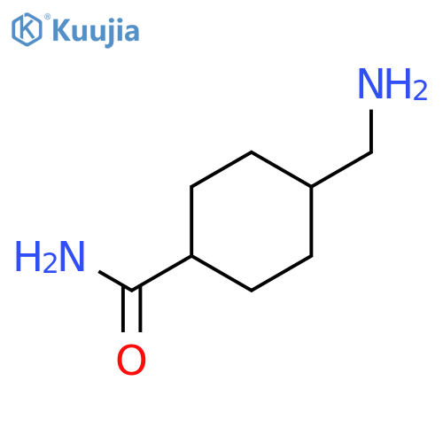 4-(aminomethyl)cyclohexane-1-carboxamide structure