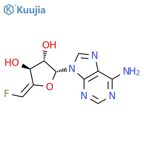 9H-Purin-6-amine,9-[(4Z)-5-deoxy-5-fluoro-b-D-threo-pent-4-enofuranosyl]- structure