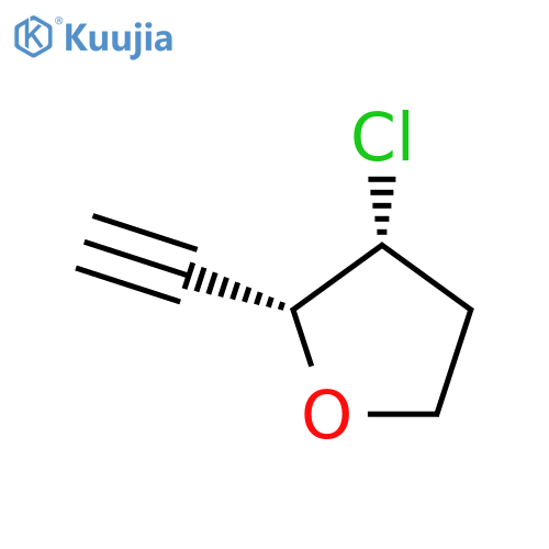 rac-(2R,3R)-3-chloro-2-ethynyloxolane, cis structure