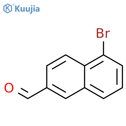 2-Naphthalenecarboxaldehyde,5-bromo- structure