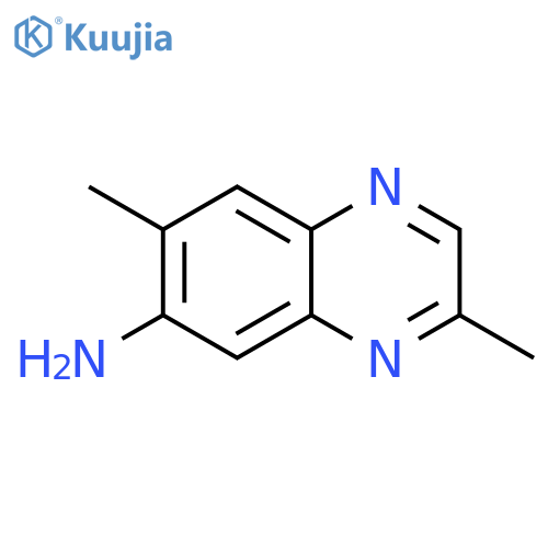 6-Quinoxalinamine,3,7-dimethyl- structure