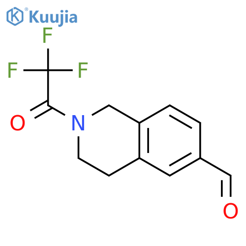 2-(Trifluoroacetyl)-1,2,3,4-tetrahydroisoquinoline-6-carbaldehyde structure
