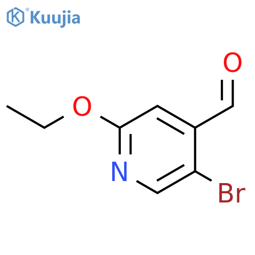 5-Bromo-2-ethoxypyridine-4-carbaldehyde structure
