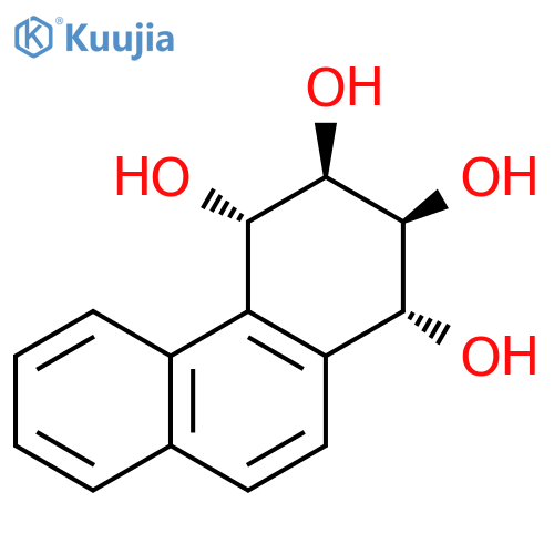 (1R,2S,3R,4S)-1,2,3,4-Tetrahydro-1,2,3,4-phenanthrenetetrol structure