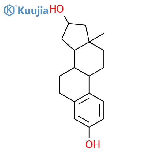 Estra-1,3,5(10)-triene-3,16-diol,(16b)- (9CI) structure