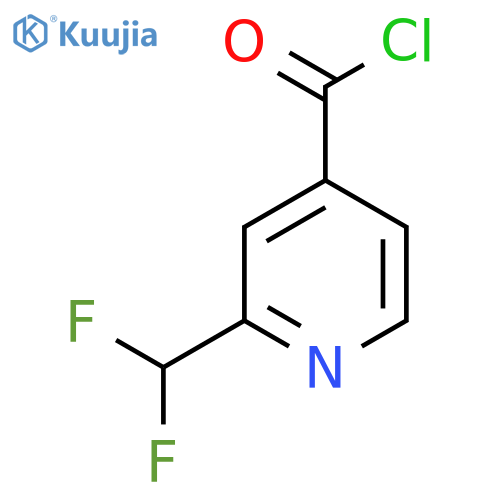 2-(Difluoromethyl)pyridine-4-carbonyl chloride structure