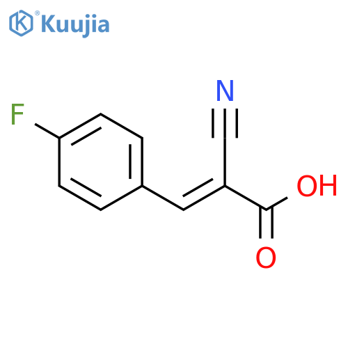 2-Propenoic acid, 2-cyano-3-(4-fluorophenyl)-, (E)- structure