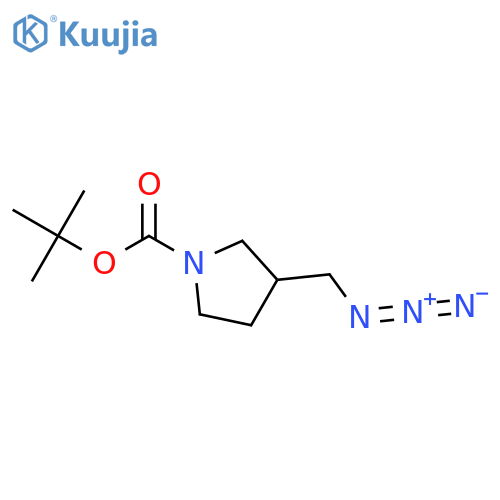 tert-Butyl 3-(Azidomethyl)pyrrolidine-1-carboxylate structure