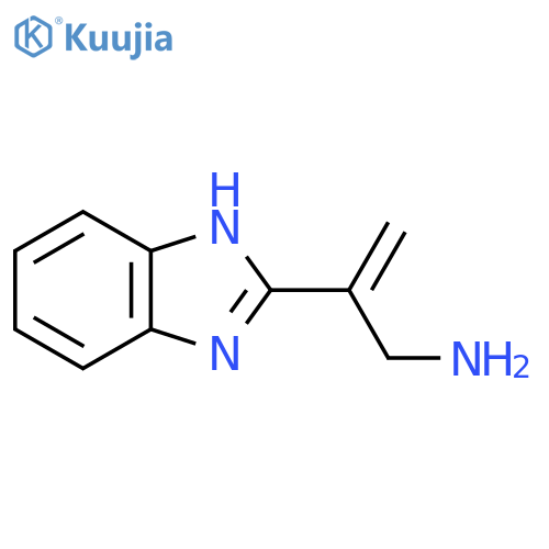 2-(1H-1,3-benzodiazol-2-yl)prop-2-en-1-amine structure