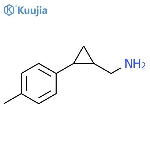 2-(4-methylphenyl)cyclopropylmethanamine structure
