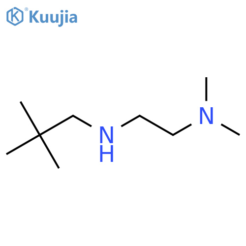 {2-(2,2-dimethylpropyl)aminoethyl}dimethylamine structure