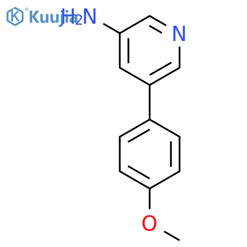 5-(4-Methoxyphenyl)pyridin-3-amine structure