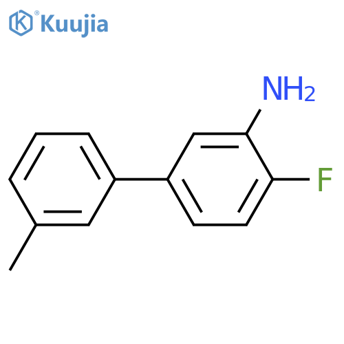 4-Fluoro-3'-methylbiphenyl-3-amine structure