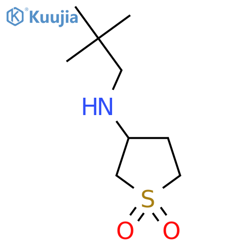 3-[(2,2-Dimethylpropyl)amino]-1lambda6-thiolane-1,1-dione structure