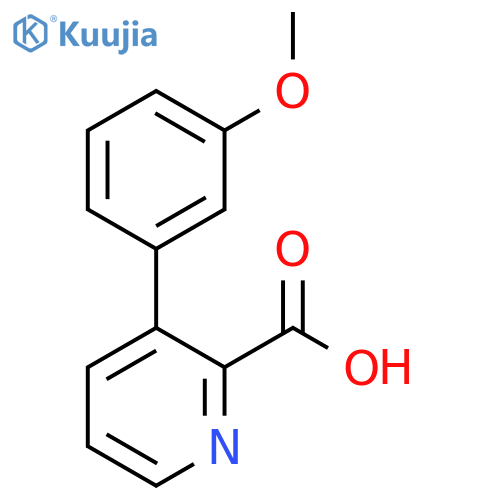 3-(3-Methoxyphenyl)picolinic acid structure