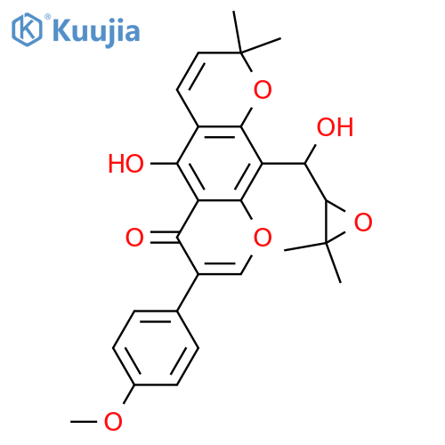 Scandenone; 1'''ξ-Hydroxy, 2'''ξ,3'''-epoxide, 4'-Me ether structure