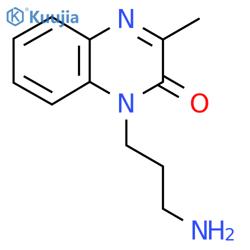 1-(3-aminopropyl)-3-methyl-1,2-dihydroquinoxalin-2-one structure