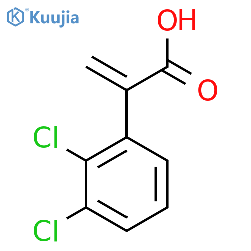 2-(2,3-dichlorophenyl)prop-2-enoic acid structure
