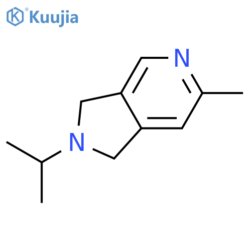 1H-PYRROLO[3,4-C]PYRIDINE, 2,3-DIHYDRO-6-METHYL-2-(1-METHYLETHYL)- structure