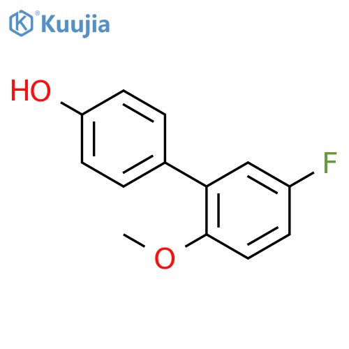 4-(5-fluoro-2-methoxyphenyl)phenol structure