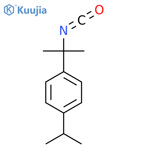 1-(2-isocyanatopropan-2-yl)-4-(propan-2-yl)benzene structure