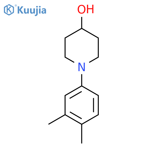 1-(3,4-Dimethylphenyl)piperidin-4-ol structure