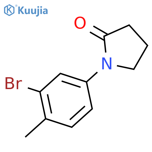 1-(3-Bromo-4-methylphenyl)pyrrolidin-2-one structure